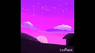 Draw a sunset view drawing ibispintx 6 [upl. by Azral]