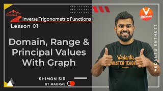 Inverse Trigonometric Functions IIT JEE Domain Range amp Principal Values With Graph L1  JEE 2022 [upl. by Arramahs]