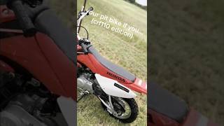 Your pit bike if you  crf110 edition [upl. by Namajneb358]