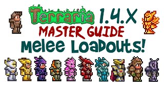 Best Terraria Melee Loadout Guide  14x Master Mode PreHardmode amp Hardmode Progression [upl. by Anima]