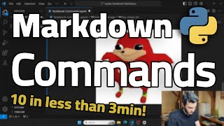 10 Essential Markdown Commands for Python Jupiter Notebook [upl. by Atnauq]