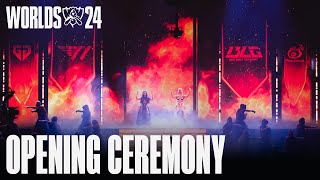 Worlds 2024 Finals Opening Ceremony Presented by Mastercard ft Linkin Park Ashnikko and More [upl. by Libb402]