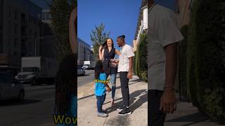 World’s Shortest Man Meets Tallest Woman shorts [upl. by Amandie]