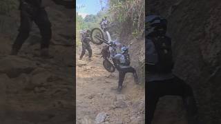 Dangerous back flip with x pulse RALLYoffroadreelsautomobilehimalayanadventurexpulseoffroad [upl. by Cymbre]