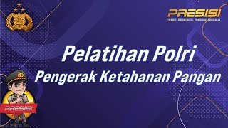 Pelatihan Polri Pengerak Ketahanan Pangan [upl. by Kaule]