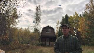 SOLD Maine Real Estate  Greenbush Off Grid Cabin [upl. by Imak768]