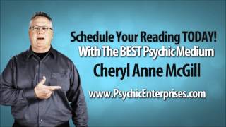 Best Psychic Medium Cheryl Anne McGill with Psychic Enterprises [upl. by Hofmann]