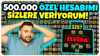 ELVEDA 500000 ÖZEL HESABIMI VERİYORUM😥 SON BİR KOLEKTİF GÜÇ REKORU eFootball Mobile 2025 [upl. by Kendy883]