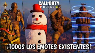 TODOS LOS EMOTES GESTOS DE CALL OF DUTY MOBILE QUE EXISTEN [upl. by Modestia]