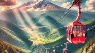 Turkey bursa teleferik do you like high places هل تحب الارتفاعات اكتب في التعليقات [upl. by Mcgee]