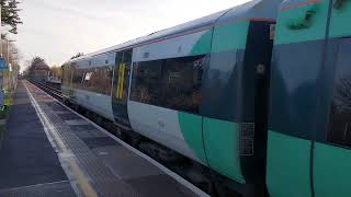 Southern Class 377 146 Electrostar Departing From Barnham The 29th of November 2024 [upl. by Ansaev416]