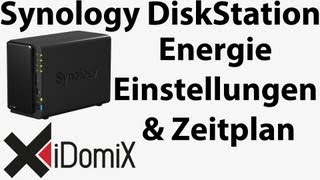 Synology DiskStation Energie Einstellungen Energie Zeitpläne [upl. by Imled]