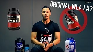 كيفاش نعرف واش whey ذات جودة و أصلية wach la whey original et de qualité [upl. by Odnuges]