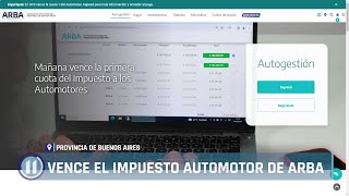 Vence el impuesto automotor de ARBA [upl. by Aneek]