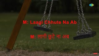 Laagi Chhoote Na Ab To Sanam  Karaoke  Mohammed Rafi  Lata Mangeshkar [upl. by Quickel949]