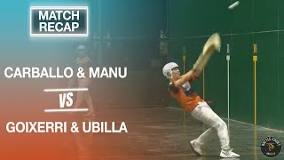 FALL 2023 BATTLE COURT CHAMPIONSHIP  MATCH 3 CARBALLO amp MANU vs GOIXERRI amp UBILLA DIV 1 DOUBLES [upl. by Brendis]