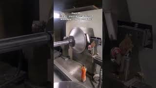 Industrial and mining lamp shade process on automatic metal spinning lathe [upl. by Mya]