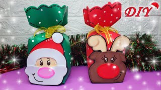 🎅 Dulceros Navideños de Foamy 🎅 Manualidades para Navidad 🎄 Christmas Crafts✨ [upl. by Annodas941]