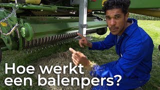 Hoe werkt een balenpers  Boer zoekt Machine  Het Klokhuis [upl. by Aihcila]