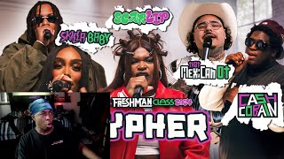 2024 XXL Freshman Cypher With Mexican OT Skilla Baby ScarLip Cash Cobain and Lay Bankz REACTION [upl. by Tolliver]