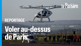 Paris  les taxis volants veulent embarquer leurs premiers clients pendant les JO 2024 [upl. by Llerdnod]