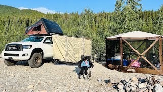 Camping⛺ Abraham Lake 🇨🇦Camping in CanadaOutdoor CookingAbraham Lake Clearwater County Alberta [upl. by Asiluy]