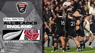 All Blacks v England  FULL MATCH  2nd Test 2024 [upl. by Aitropal]