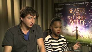 Benh Zeitlin and Quvenzhane Wallis Interview  Beasts of the Southern Wild [upl. by Enaj125]