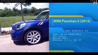 Mini Paceman Cooper S drive test and review wwwbuhniciro [upl. by Anyal233]