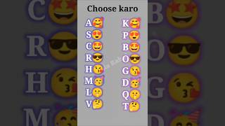 Choose one alphabet Question and answer love quiz game today game lovequize trending [upl. by Attenal6]