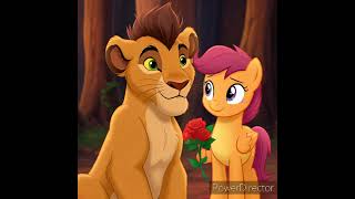 kovu x scootaloo quothearts afirequot sweet touching original love song [upl. by Quiteris]