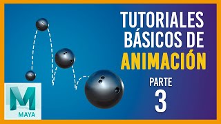 Curso GRATUITO de animación en Maya 🤯🤯  3 Rebote de pelota horizontal de bolosBowling ball Bounce [upl. by Nyrehtak]