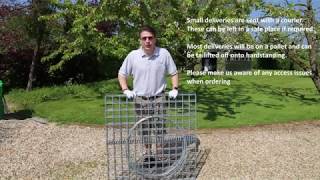 Gabion Basket Installation [upl. by Cirdet298]