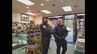 Antifa screams antijewish slurs while confronting gun shop owner [upl. by Nylsaj134]