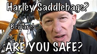 Best Quality Harley Saddlebag Safety BoltsPinsLeverNever Lose a Saddlebag [upl. by Nnep]