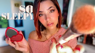 ASMR Friend Treats You To Relaxing Makeup Session [upl. by Alburga383]