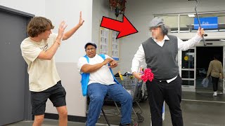 Crazy Grandpa Assaults Me in Walmart [upl. by Miguelita]