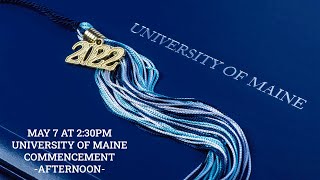 2022 University of Maine Commencement  Afternoon [upl. by Airotkiv]