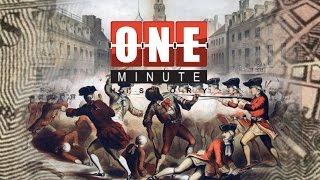 Crispus Attucks and The Boston Massacre  American Revolutionary War  One Minute History [upl. by Harifaz]