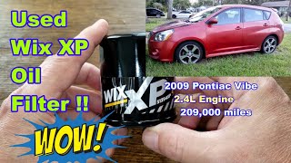 Wix Oil Filter Cut Open 51394XP  Used Wix XP Oil Filter [upl. by Saenihp121]