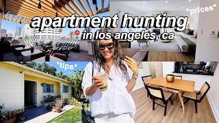 LA apartment hunting  touring 4 apartments wprices  tips  PART 2 [upl. by Gamages]