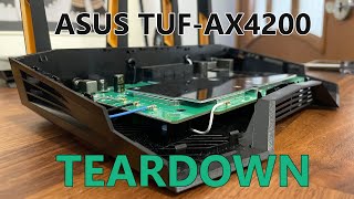 ASUS TUF AX4200 WiFi 6 Router Teardown  Not very different from the ASUS TUFAX6000 [upl. by Redmond]