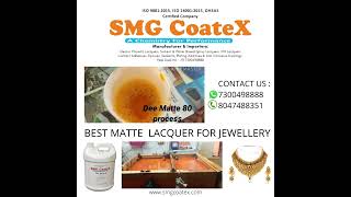 BEST MATTE LACQUER FOR JEWELLERY MATTE LACQUER BEST FINISH [upl. by Iohk]