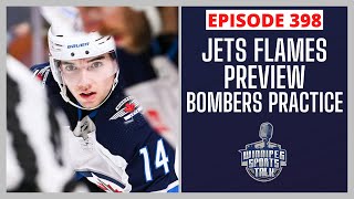 Winnipeg Jets vs Calgary Flames preview Bombers prepare for Edmonton Elks [upl. by Adelaida322]