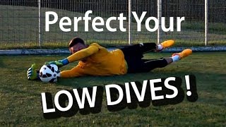 Low Diving  Goalkeeper Technique  Virtual Goalkeeper Coaching  GKeeping [upl. by Frodi237]