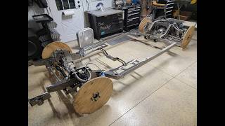 Custom Chassis  Frame with Performance C6 Corvette Independent Rear Suspension  El Camino G Body [upl. by Seeto]