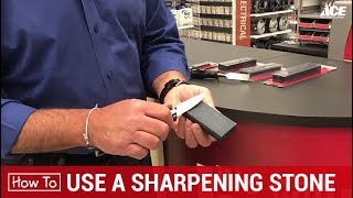 How To Use a Sharpening Stone  Ace Hardware [upl. by Toh]