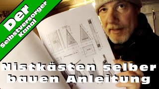 Nistkästen selber bauen Anleitung [upl. by Aicelav]