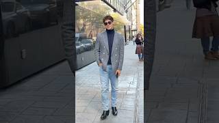 Noah Beck parades his gentleman fashion look in NYC [upl. by Hnid]