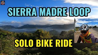 SIERRA MADRE LOOP Solo Ride Sobrang Lamig Inabutan ng Ulan [upl. by Jefferey]